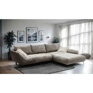 Livetastic ROHOVÁ SEDAČKA, textil, světle hnědá