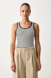 Weekend Max Mara  top dámský bavlněný s elastanem WKDMULTIK