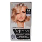 Permanentní barva Loréal Préférence 8.12 studená světlá blond - L’Oréal Paris + dárek zdarma