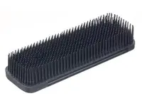 Kadeřnický gumový mini kartáč Sibel - černý (4470709) + dárek zdarma