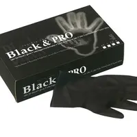 Latexové rukavice pro kadeřníky Sibel Black Pro 20 ks - XL (094000157) + dárek zdarma