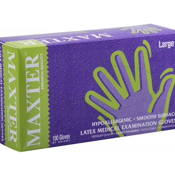 Latexové rukavice pro kadeřníky Maxter 100 ks - L (1323806227) - Batist