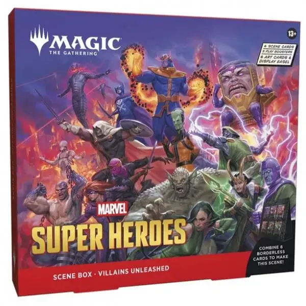Wizards of the Coast Magic The Gathering Marvel Super Heroes Scene Box - Villains Unleashed