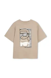 Dětské bavlněné tričko Karl Lagerfeld