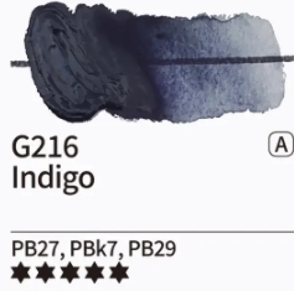 Kvašové barvy Mijello – 216 Indigo