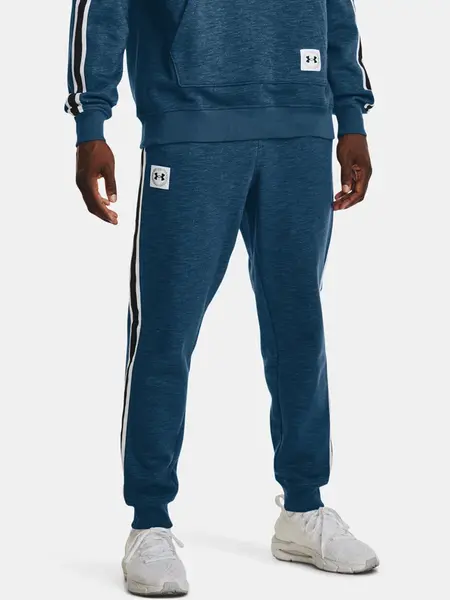 Under Armour Tepláky UA Essential Heritge Flc Jgr-BLU - Pánské