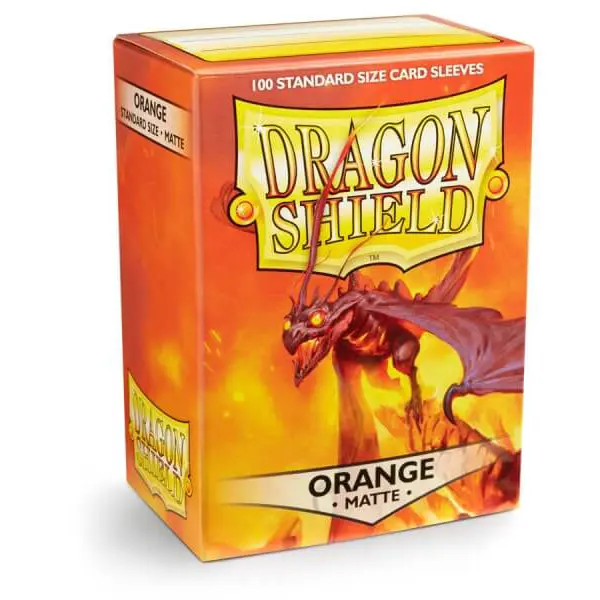 Obaly na karty Dragon Shield Protector - Matte Orange - 100 ks
