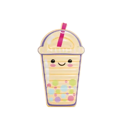 Nafukovací lehátko ve tvaru bubble tea Boba Buddy