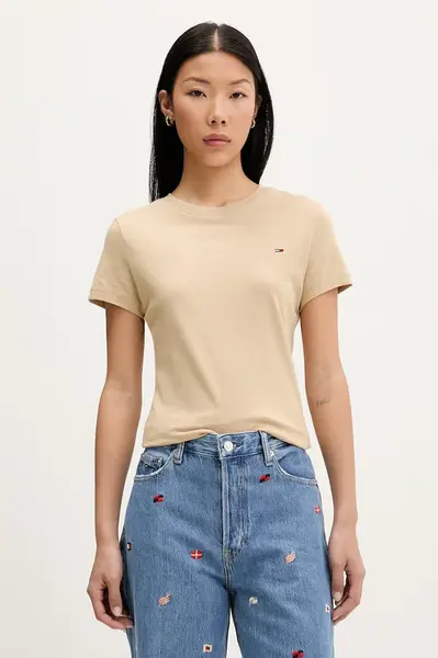 Tommy Jeans basic tričko dámské bavlněné