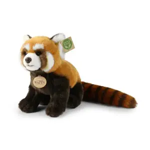 Plyšová panda červená 28 cm ECO-FRIENDLY