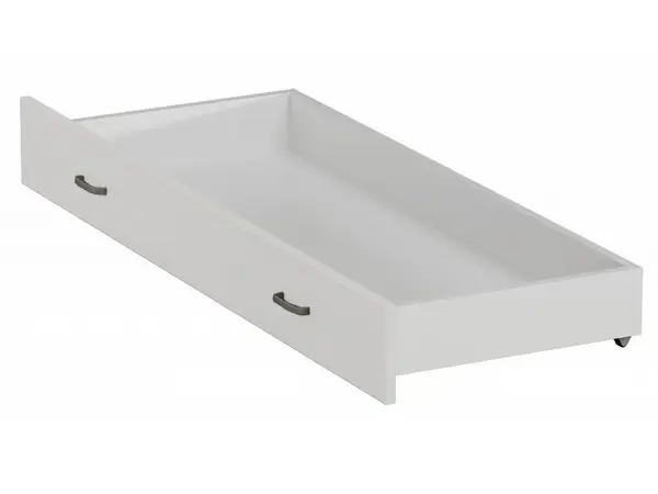 AKCIA Detský úložný box Domček D3 biely II. akosť