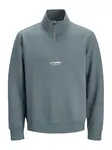 Jack & Jones Junior Mikina 'JJESoho'  dymovo modrá / biela