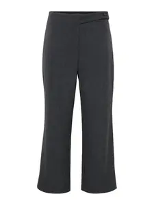 Vero Moda Curve Nohavice  tmavosivá