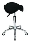 Taburet na kolečkách Hairway Profi - černý (51890-YD29) + dárek zdarma