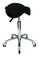 Taburet na kolečkách Hairway Profi - černý (51890-YD29) + dárek zdarma