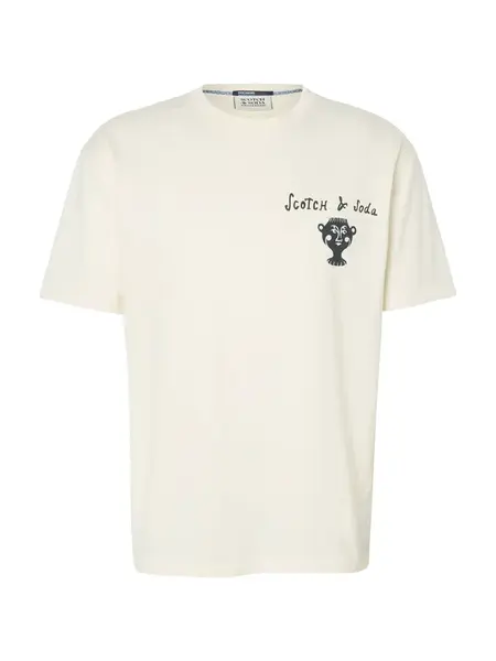 SCOTCH & SODA Tričko  krémová / námornícka modrá / enciánová