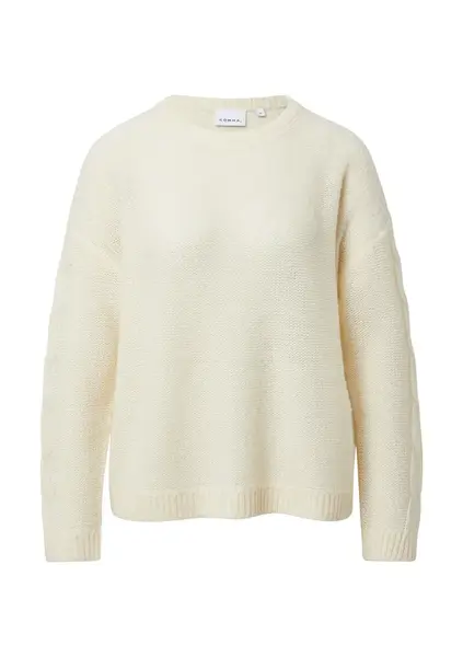 COMMA Sveter  krémová