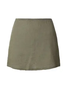 WEEKDAY Sukňa 'Georgia'  kaki
