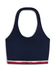 Tommy Jeans Top  námornícka modrá / jasne červená / biela