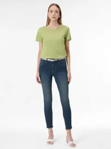 Tmavě modré dámské skinny džíny ORSAY