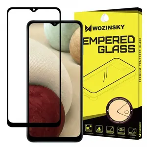 5D Tvrzené sklo pro Samsung Galaxy A12, černé