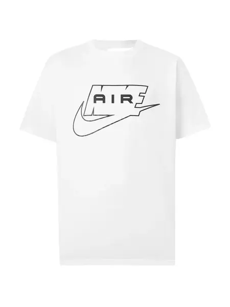 Nike Sportswear Tričko 'AIR'  čierna / biela