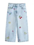 Next Džínsy  modrá denim / žltá / červená