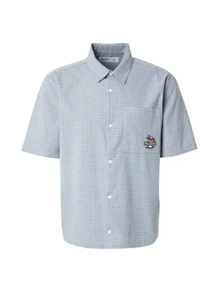 HOLLISTER Košeľa  modrosivá / žltá / biela
