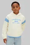 Calvin Klein Jeans mikina s kapucí dětská s bavlnou