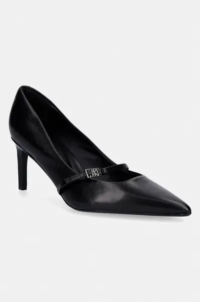 Calvin Klein Lodičky kožené ESS STILETTO 70 MJ LTH HDW
