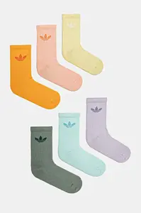 Ponožky adidas Originals Trefoil 6-pack