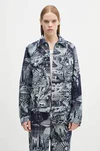Bavlnená bunda No Problemo Apocalypse Jacquard Trucker Jacket