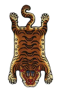 Bongusta Vlněný koberec Bongusta Tiger 70 x 125 cm