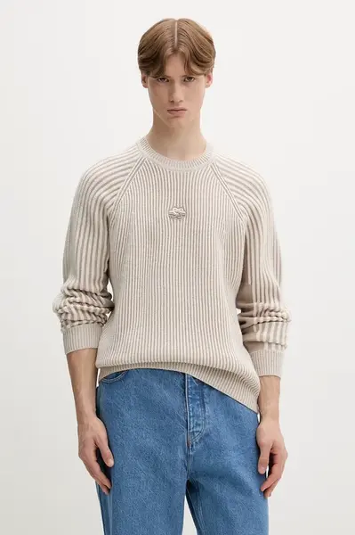 Filling Pieces sveter pánsky s vlnou Knit Sweater Raglan