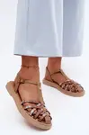Kožené dámské řemínkové sandály Maciejka