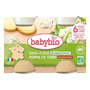Babybio Květák a brambory 2x130 g