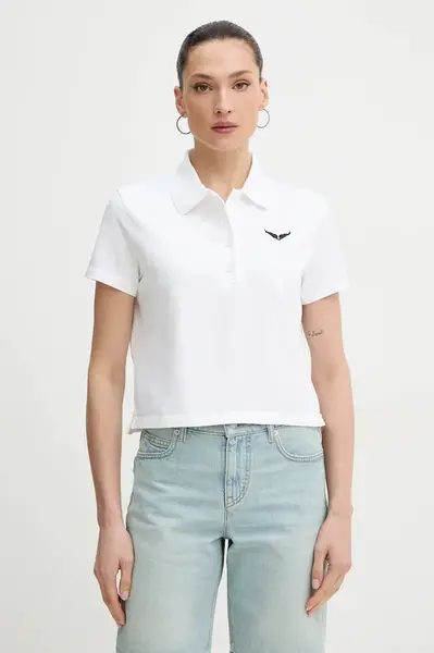 Zadig&Voltaire  Bavlněné polo tričko