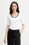 Calvin Klein Jeans tričko dámske bavlnené s elastanom