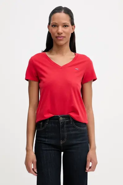 Levi's tričko dámske bavlnené PERFECT VNECK