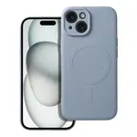 Zadní kryt Silicone Mag Cover compatible with MagSafe pro Samsung Galaxy A37, světle modrá