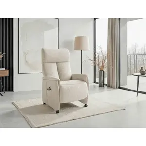 Sit & More RELAXAČNÍ KŘESLO, textil, barvy stříbra