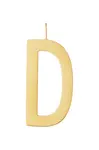 Strieborný pozlátený prívesok Design Letters