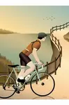 Vissevasse Plakát Vissevasse Cycling The Hulls 50x70 cm