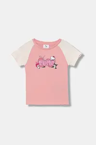 Puma Dětské bavlněné tričko Puma PUMA X HELLO KITTY & FRIENDS Slim Tee