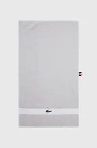 Malý bavlněný ručník Lacoste L Casual Argent 55 x 100 cm