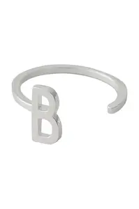 Stříbrný prsten Design Letters