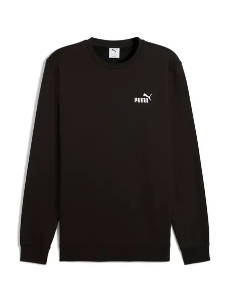 PUMA Športová mikina 'ESS No. 1'  čierna / biela