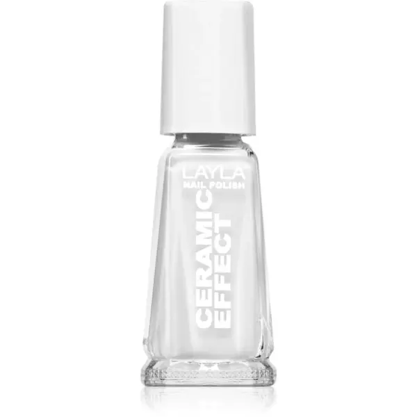 Layla Cosmetics Ceramic Effect lak na nehty odstín N.36 Pure White 10 ml