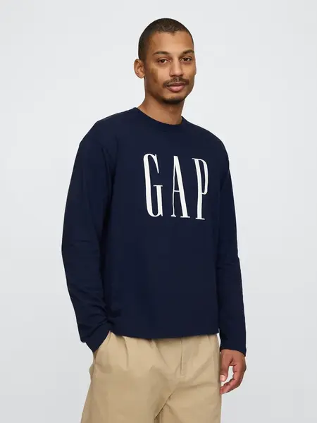 GAP Pánské Oversize tričko s logem 725634-00 Velikost: M