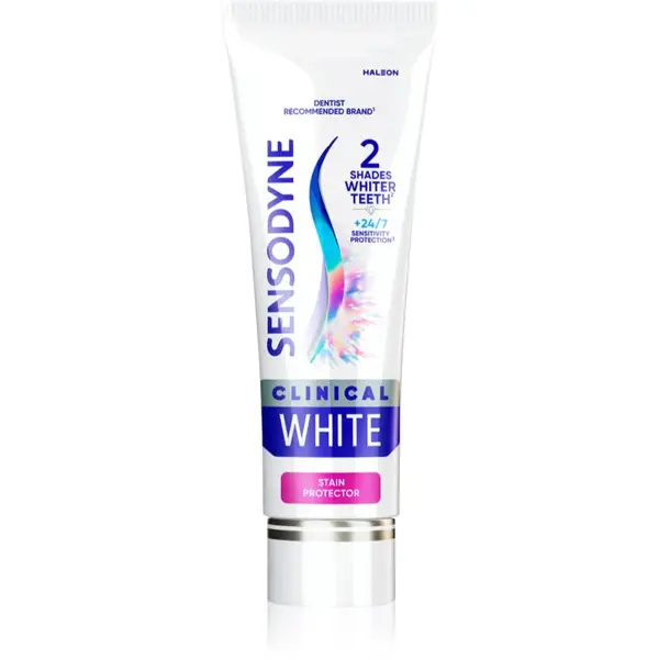 Sensodyne Clinical White Stain Protector bieliaca zubná pasta 75 ml
